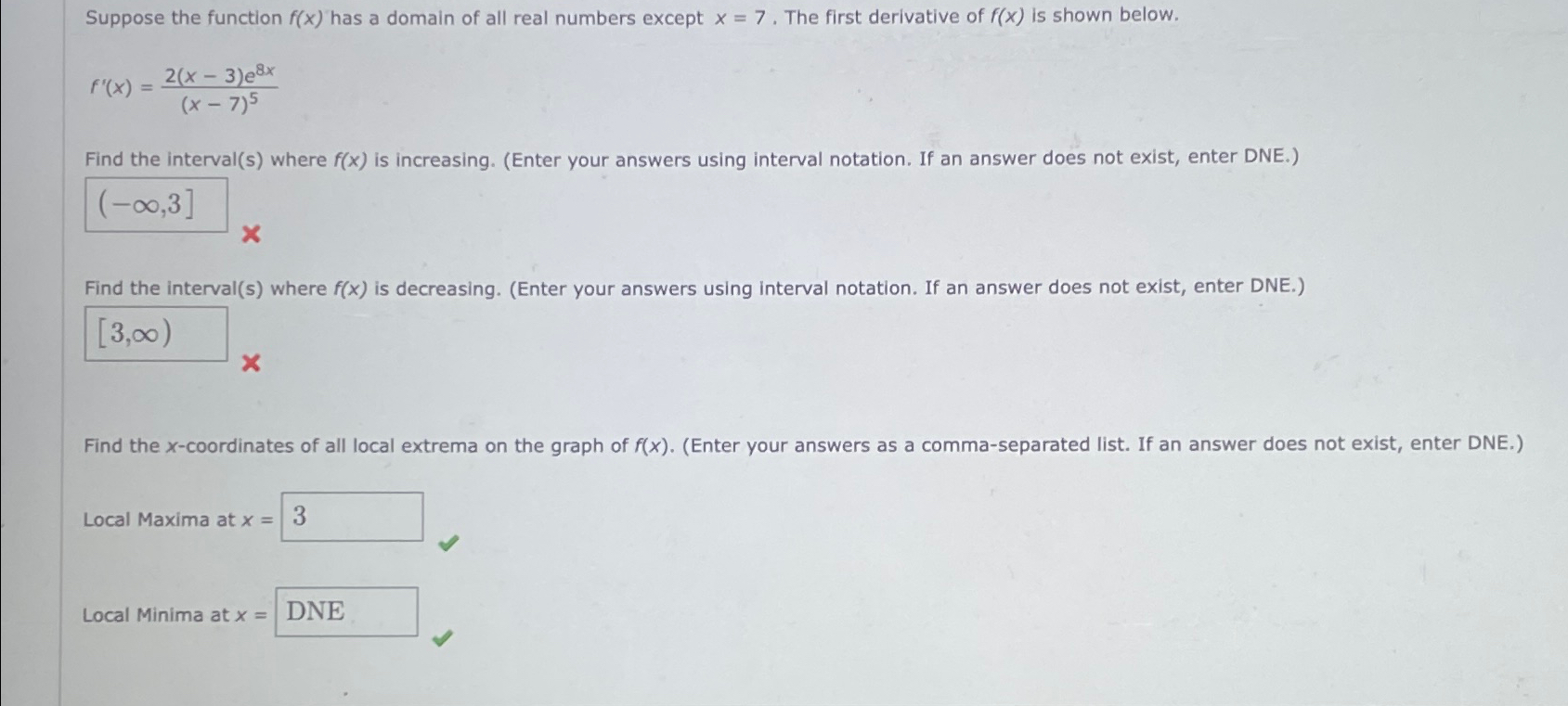 Solved Suppose the function f(x) ﻿has a domain of all real | Chegg.com