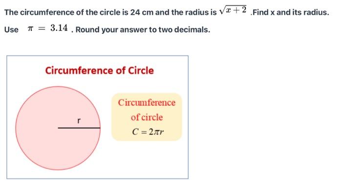 if the circumference of a circle is 44 cm find its radius