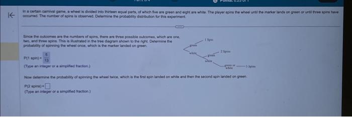 Solved occined. The nueber of spins is observed. Determine | Chegg.com
