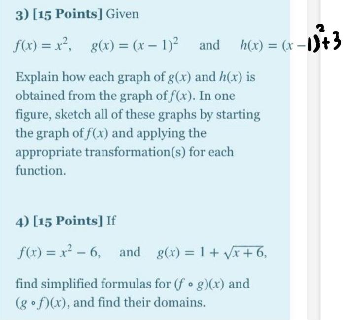 Solved Work Problems [60 points]: Solve the following | Chegg.com