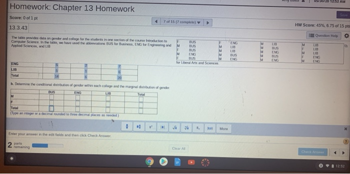 Solved US12ZAM Homework: Chapter 13 Homework Save Score: 0 | Chegg.com