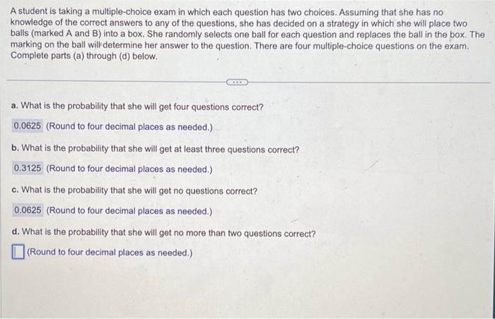 Solved Please help with part D of the question. I found P=0 | Chegg.com