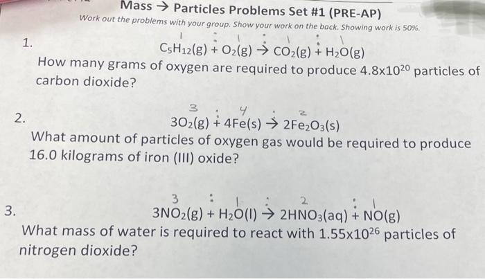 Solved 1. How many grams of oxygen are required to produce | Chegg.com