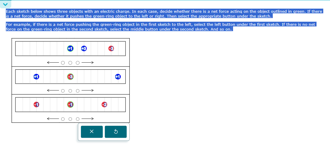 Solved Each sketch below shows three objects with an | Chegg.com