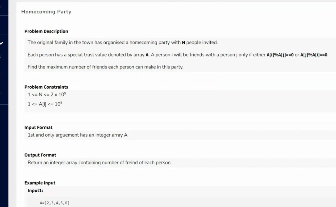 Solved Homecoming Party Problem Description I The original | Chegg.com