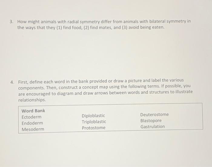 Solved 1. Complete the character matrix with the type of | Chegg.com