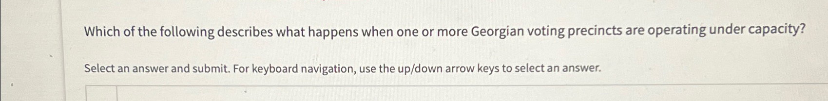 Solved Which of the following describes what happens when | Chegg.com