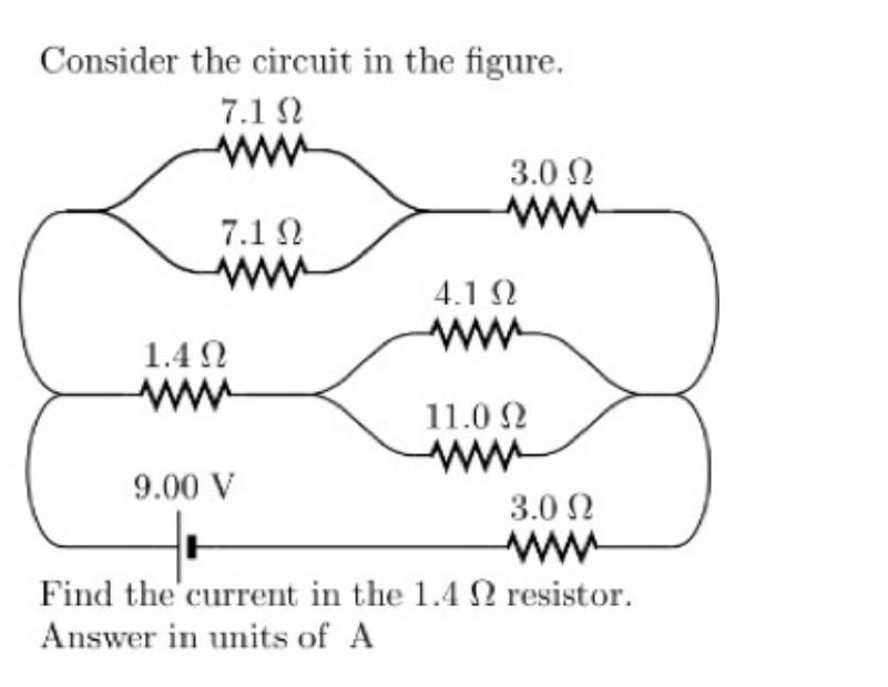 Consider the circuit in the figure. Answer in units | Chegg.com