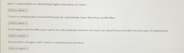 Solved Costco Wholesale Corp In 2020 Mission Business