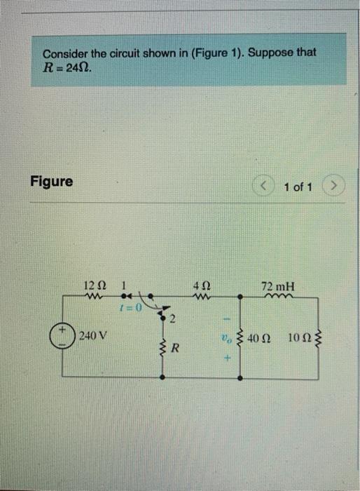 Solved Consider The Circuit Shown In (Figure 1). Suppose | Chegg.com