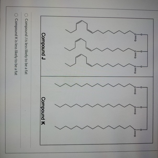 Solved Compound J Compound K Compound Jis less likely to be | Chegg.com