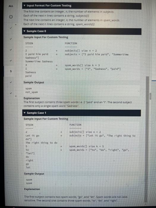 Solved 5. Spam Detection Implement a prototype of an email | Chegg.com