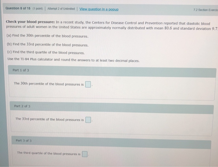 Solved Question 8 Of 15 Point Attempt 2 Of Unlimited Vie Chegg Com