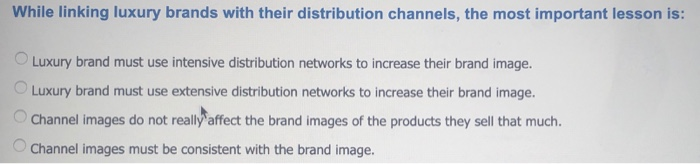 MKTG3000 - Distribution Louis Vuittons distribution channels play an  extremely important