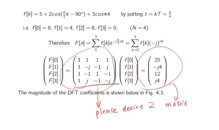Solved 4 1 3 Inverse Discrete Fourier Transform The Inver Chegg Com