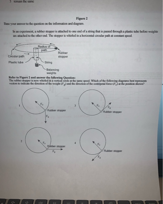Solved 3 remain the same Figure 2 Base your answer to the | Chegg.com
