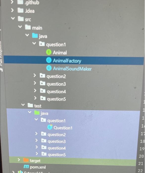 Solved Question 1.javax C Animal Factory.java | Chegg.com