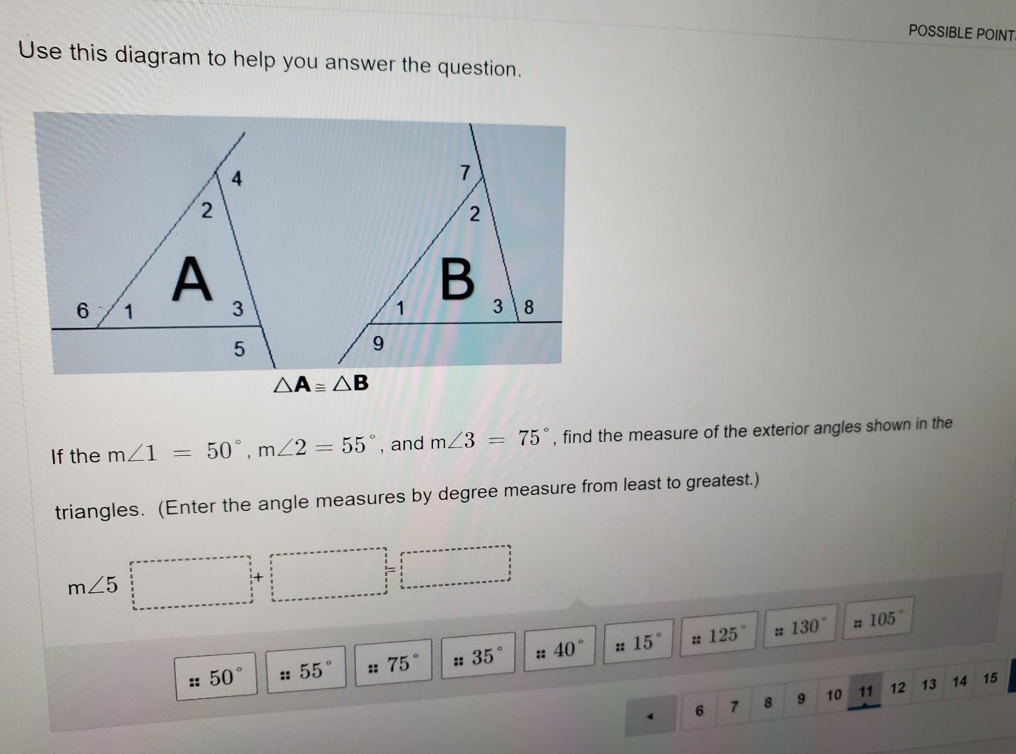 Solved POSSIBLE POINTS: 6.2 Use this diagram to help you | Chegg.com