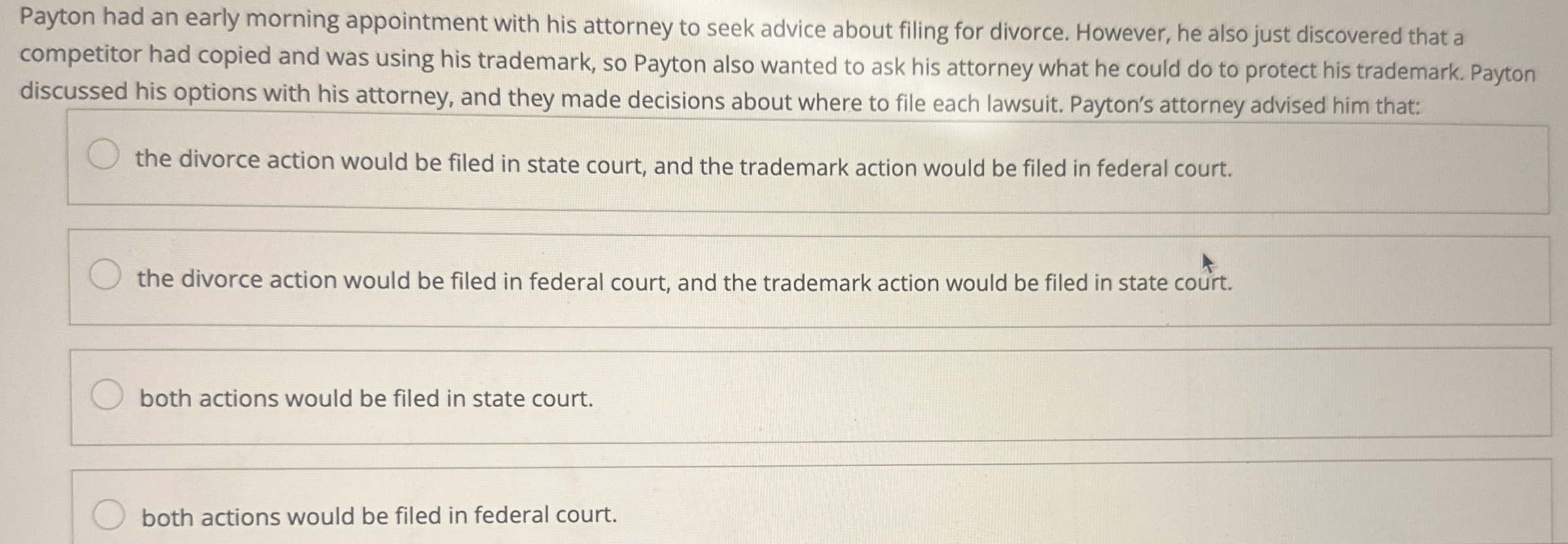 Solved Payton had an early morning appointment with his