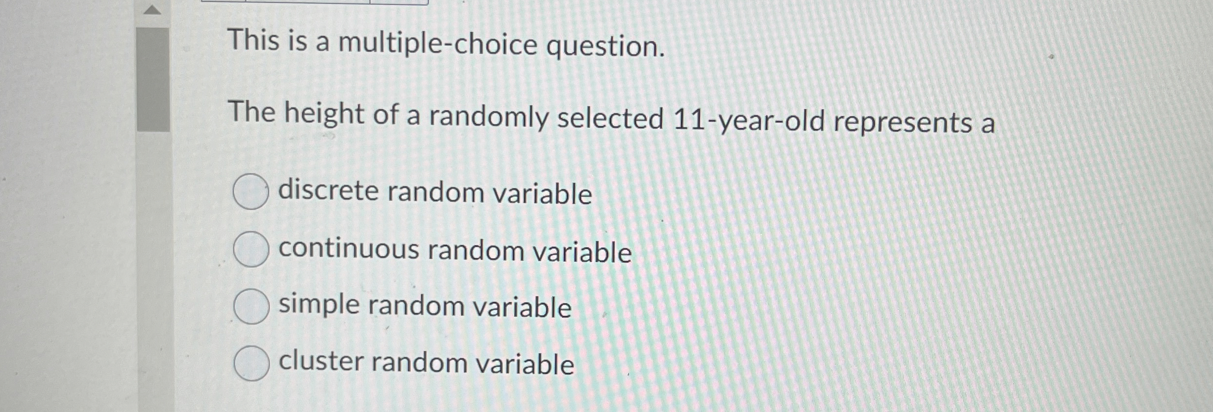 Solved This is a multiple-choice question.The height of a | Chegg.com
