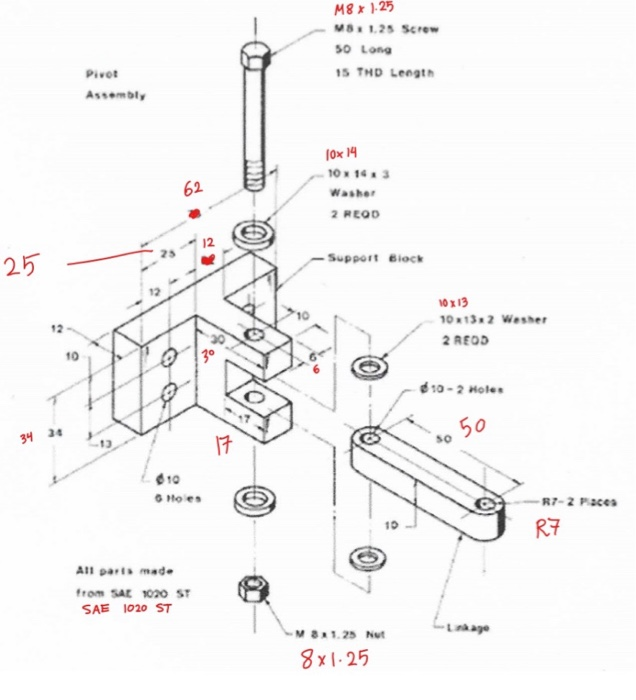 4. Develop a sectioned assembly view of these parts | Chegg.com