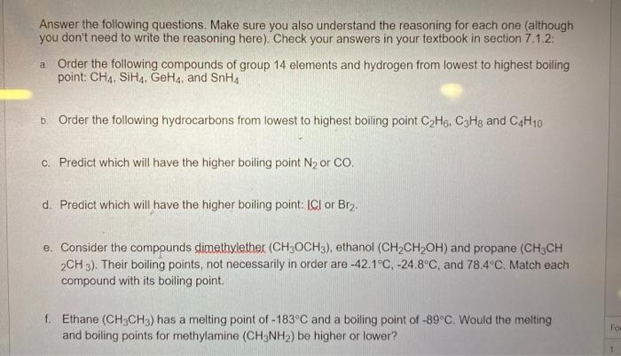 Solved Answer the following questions. Make sure you also | Chegg.com