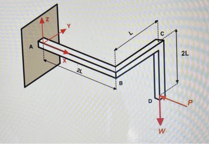 Solved ABCD represents a frame attached to the wall at A, | Chegg.com
