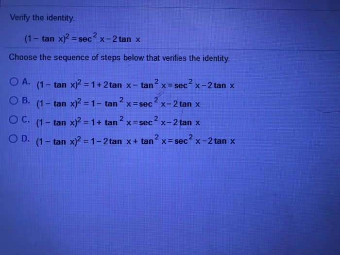 solved-verify-the-identity-1-tan-x-2-sec-x-2-tan-x-chegg