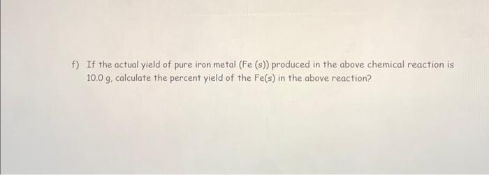 Solved 1) In The Reaction Below Aluminum Metal Reacts With | Chegg.com