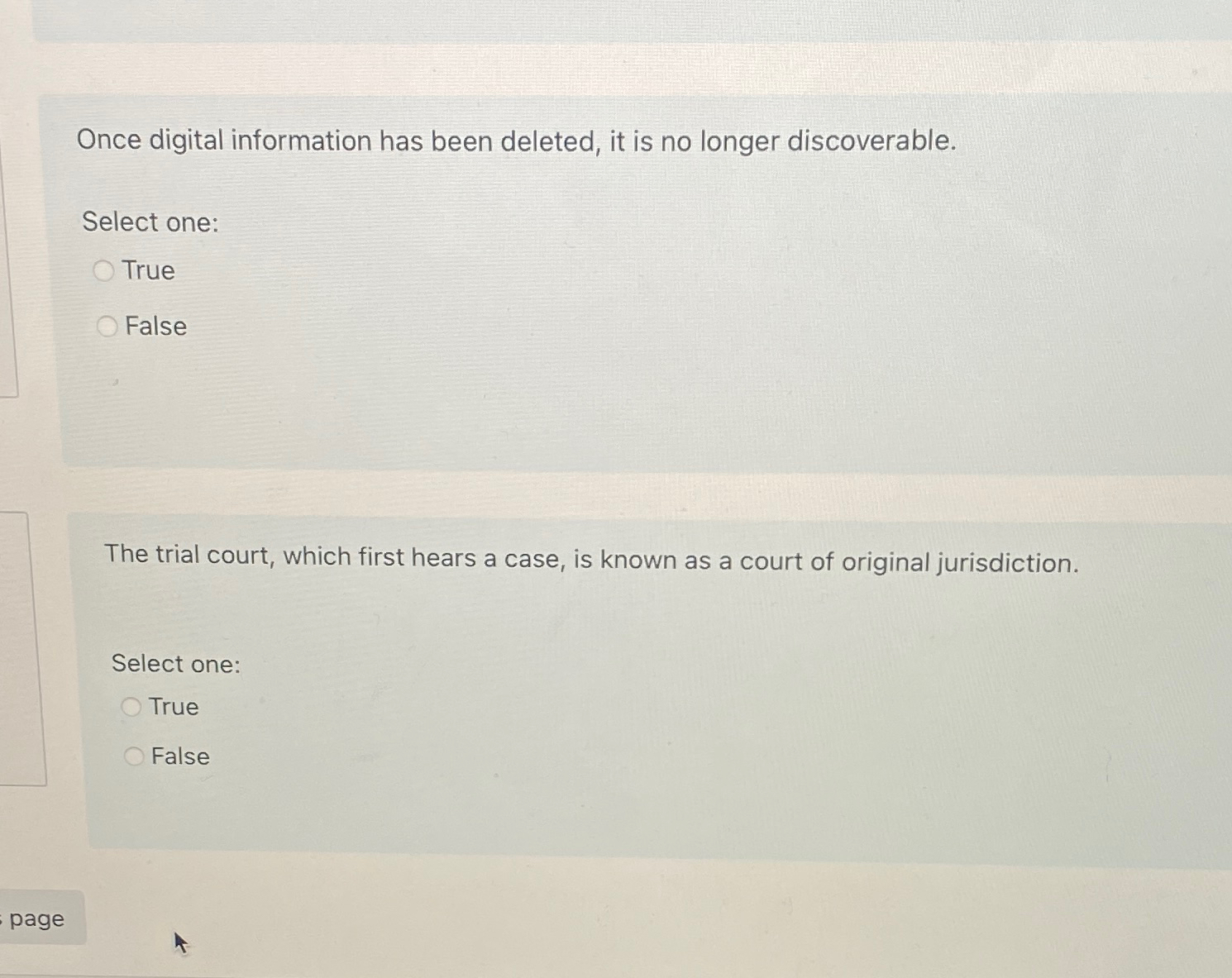 Solved Once digital information has been deleted it is no Chegg