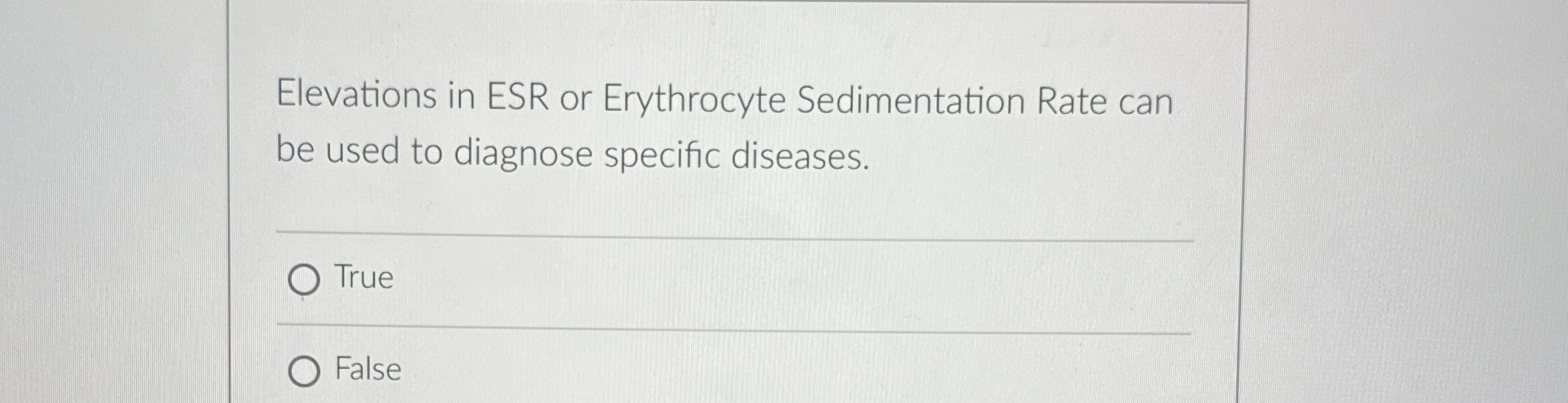 Associations Between Extreme Erythrocyte Sedimentation Rate Elevations