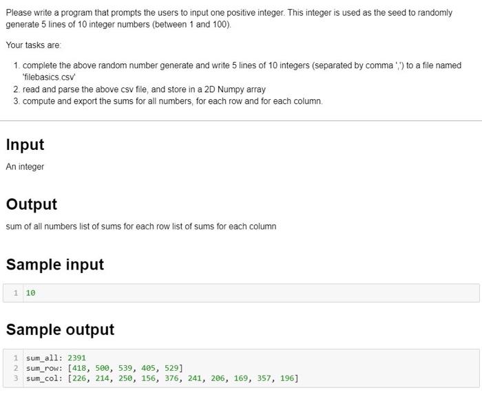 Solved Please write a program that prompts the users to | Chegg.com