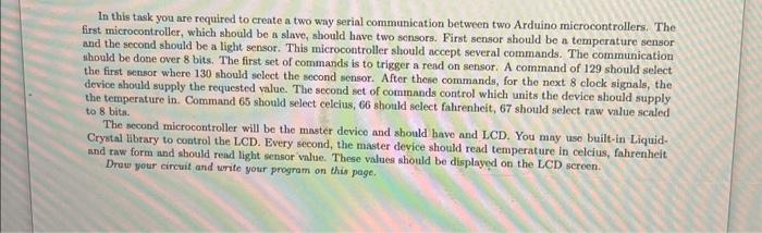 Solved In this task you are required to create a two way | Chegg.com