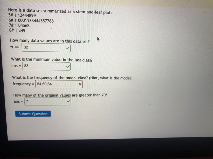 How Many Data Values Are In This Data Set