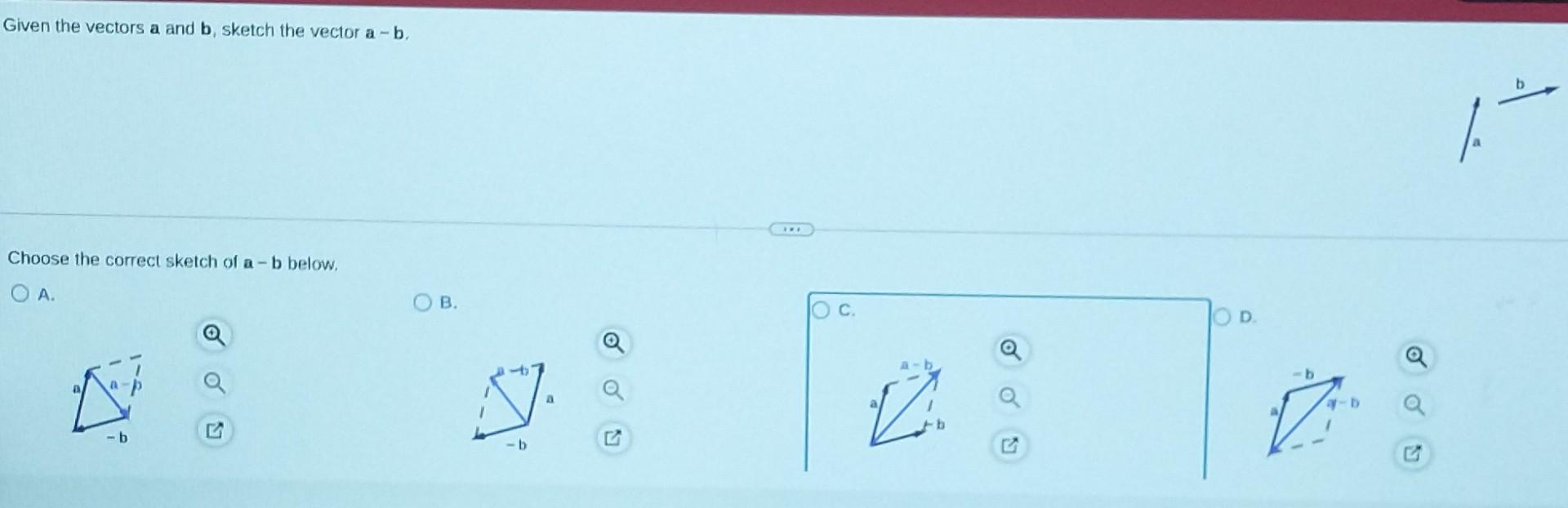 Solved Given The Vectors A And B, Sketch The Vector A-b. A | Chegg.com