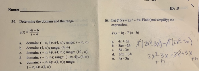 Solved hello, i need help solving these problems! i got my | Chegg.com