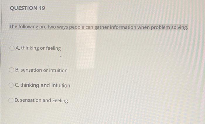 Solved A Widely Used Personality Test That Measures Problem | Chegg.com