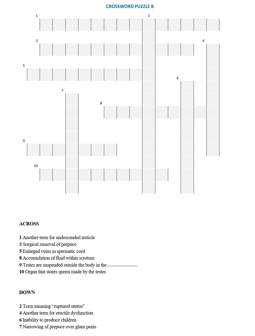 Solved CROSSWORD PUZZLE B 3 4 5 6 7 8 9 10 ACROSS 1 Another