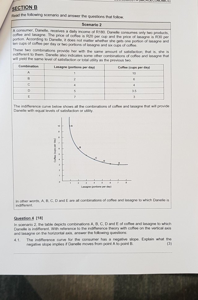 Solved SECTION B Read The Following Scenario And Answer The | Chegg.com