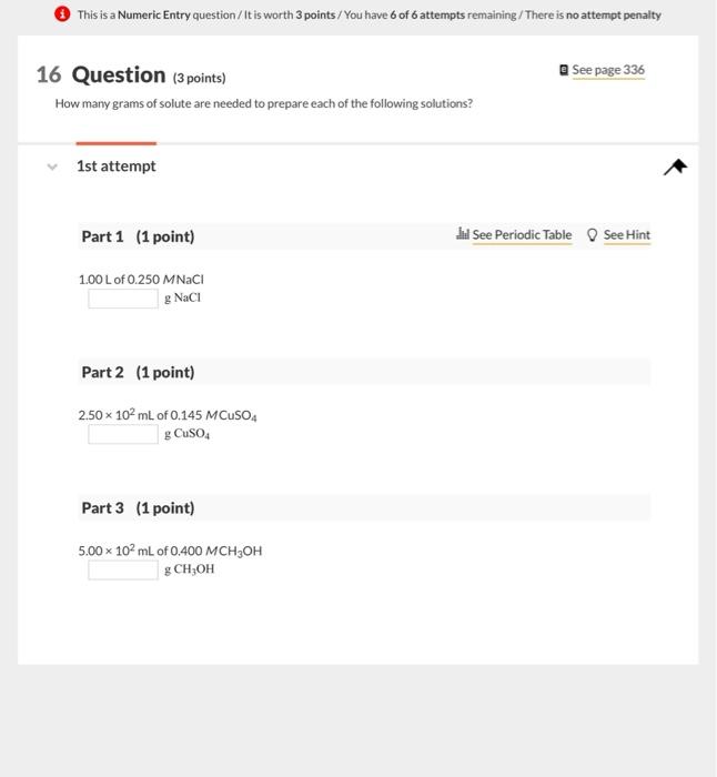 Solved This is a Numeric Entry question/It is worth 3 | Chegg.com