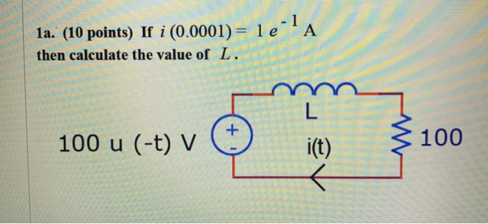 Solved 1a 10 Points If I 0 0001 Le A Then Calcula Chegg Com