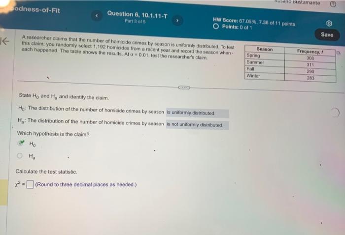 Solved A Researcher Claims That The Number Of Homicide | Chegg.com