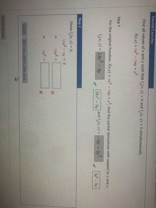 Solved Tutorial Exercise Find all values of x and y such | Chegg.com