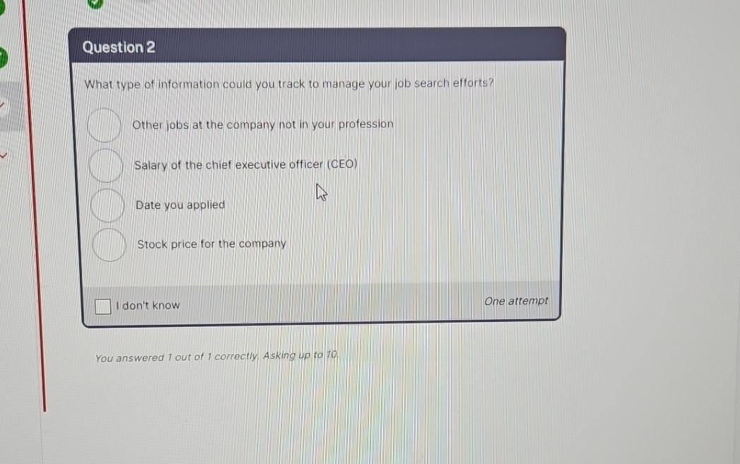 Solved Question 2What type of information could you track to | Chegg.com