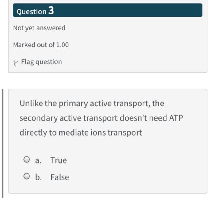 Solved Question 3 Not yet answered Marked out of 1 00 p Flag Chegg com