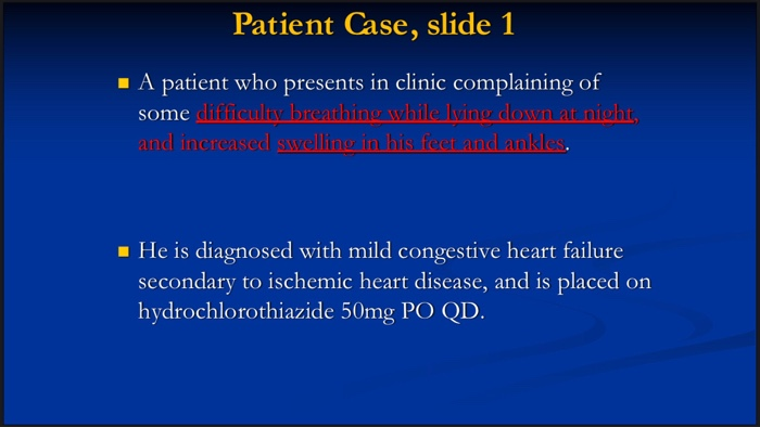 Solved Case Study: Which Diuretic Is Best Choice? A Patient | Chegg.com