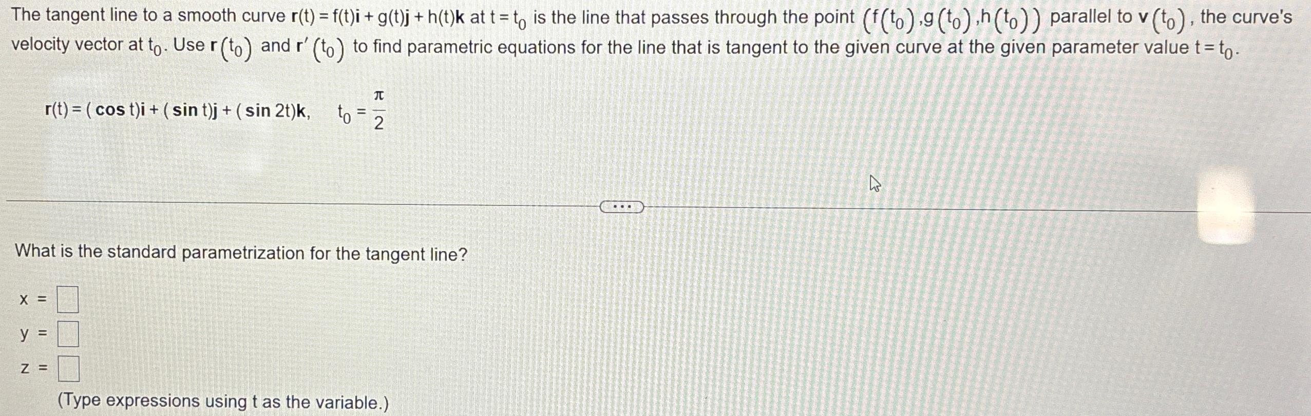 solved-the-tangent-line-to-a-smooth-curve-chegg