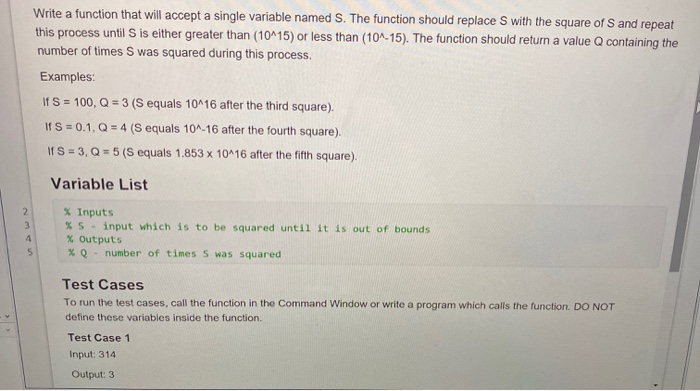 Solved Write a function that will accept a single variable | Chegg.com