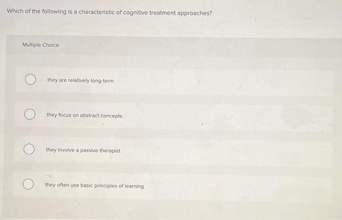 Solved A therapist uses the technique of distress tolerance. | Chegg.com