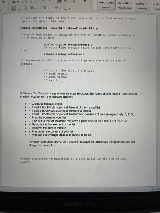 Solved AaBbccc Heading Normal No Spacing a book: A library | Chegg.com
